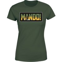Star Wars The Mandalorian Mando! Women's T-Shirt - Green - M von Original Hero
