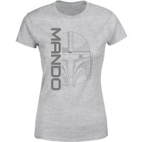 Star Wars The Mandalorian Mando Women's T-Shirt - Grey - 5XL von Original Hero