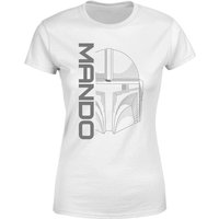 Star Wars The Mandalorian Mando Women's T-Shirt - White - 3XL von Original Hero