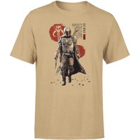 Star Wars The Mandalorian Mando'a Script Men's T-Shirt - Tan - S von Original Hero