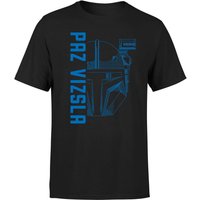 Star Wars The Mandalorian Paz Vizsla Men's T-Shirt - Black - 5XL von Original Hero