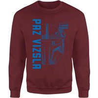 Star Wars The Mandalorian Paz Vizsla Sweatshirt - Burgundy - XXL von Original Hero