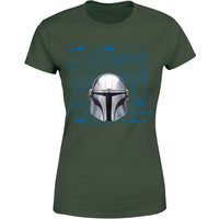 Star Wars The Mandalorian Schematics Women's T-Shirt - Green - XL von Original Hero