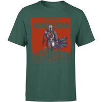 Star Wars The Mandalorian Storm Men's T-Shirt - Green - L von Original Hero