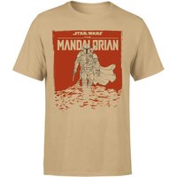 Star Wars The Mandalorian Storm Men's T-Shirt - Tan - L von Original Hero