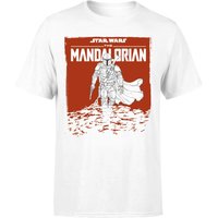 Star Wars The Mandalorian Storm Men's T-Shirt - White - XS von Original Hero