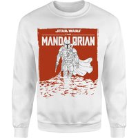 Star Wars The Mandalorian Storm Sweatshirt - White - XS von Original Hero