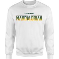 Star Wars The Mandalorian Sunset Logo Sweatshirt - White - XS von Original Hero