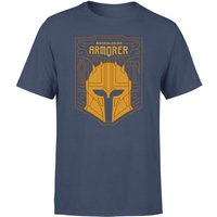 Star Wars The Mandalorian The Armorer Badge Men's T-Shirt - Navy - XL von Original Hero
