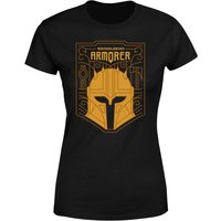 Star Wars The Mandalorian The Armorer Badge Women's T-Shirt - Black - L von Original Hero
