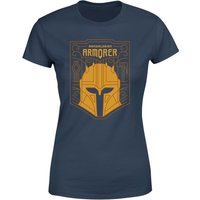 Star Wars The Mandalorian The Armorer Badge Women's T-Shirt - Navy - M von Original Hero