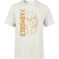 Star Wars The Mandalorian The Armorer Men's T-Shirt - Cream - M von Original Hero