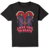 Steven Rhodes Love You To Death Men's T-Shirt - Black - XS - Schwarz von Original Hero