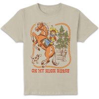 Steven Rhodes On My High Horse Unisex T-Shirt - Cream - XXL Steven Rhodes On My High Horse Unisex T-Shirt - Cream - XXL von Original Hero