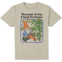 Steven Rhodes Stop And Smell The Flowers Unisex T-Shirt - Cream - XS von Original Hero