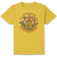 Steven Rhodes The Adventures Of Magic Mushroom Unisex T-Shirt - Yellow - M von Original Hero
