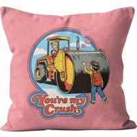 Steven Rhodes You're My Crush Square Cushion - 60x60cm von Original Hero