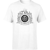 TVA Crest Black Men's T-Shirt - White - XXL - Weiß von Original Hero