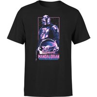 The Mandalorian Grogu & Mando Pink Men's T-Shirt - Black - 4XL - Schwarz von Original Hero
