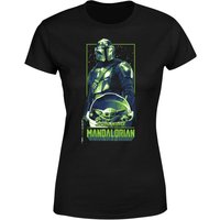 The Mandalorian Grogu & Mando Women's T-Shirt - Black - 4XL - Schwarz von Original Hero