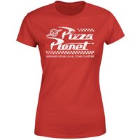 Toy Story x Pizza Planet Crew Women's T-Shirt - Red - XL von Original Hero