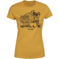 Wall-E Clean Up Crew Women's T-Shirt - Mustard - XL von Original Hero
