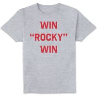 Win Rocky Win Unisex T-Shirt - Grey - L von Original Hero