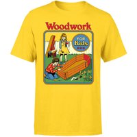 Steven Rhodes Woodwork For Kids Unisex T-Shirt - Yellow - XXL - Gelb von Steven Rhodes