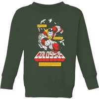 X-Men Colossus Bio Kids' Sweatshirt - Green - 3-4 Jahre von Original Hero