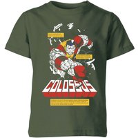 X-Men Colossus Bio Kids' T-Shirt - Green - 11-12 Jahre von Original Hero