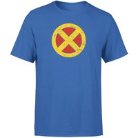 X-Men Emblem Drk T-Shirt - Blue - XL von Original Hero