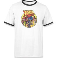 X-Men Group Unisex Ringer T-Shirt - White/Black - M von Original Hero