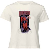 X-Men Magneto Master Of Magnetism Women's Cropped T-Shirt - Cream - M von Original Hero