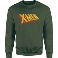 X-Men Retro Logo Sweatshirt - Green - XL von Original Hero