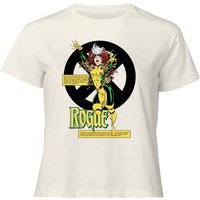 X-Men Rogue Bio Women's Cropped T-Shirt - Cream - XL von Original Hero