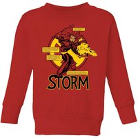 X-Men Storm Bio Kids' Sweatshirt - Red - 3-4 Jahre von Original Hero