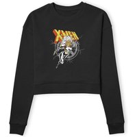 X-Men Storm Women's Cropped Sweatshirt - Black - XS von Original Hero