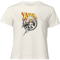 X-Men Storm Women's Cropped T-Shirt - Cream - S von Original Hero