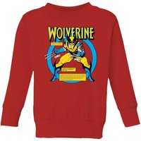 X-Men Wolverine Bio Kids' Sweatshirt - Red - 3-4 Jahre von Original Hero