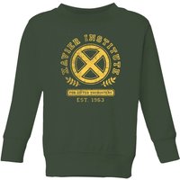 X-Men Xavier Institute For Gifted Youngsters Drk Kids' Sweatshirt - Green - 7-8 Jahre von Original Hero