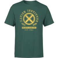 X-Men Xavier Institute For Gifted Youngsters Drk T-Shirt - Green - S von Original Hero