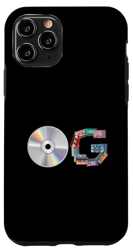 Old School OG Hip Hop Head Vinyl CDs Tapes 80er 90er Retro Hülle für iPhone 11 Pro von Original New Old School Designs