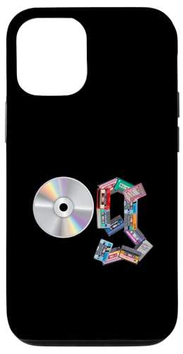 Old School OG Hip Hop Head Vinyl CDs Tapes 80er 90er Retro Hülle für iPhone 12/12 Pro von Original New Old School Designs