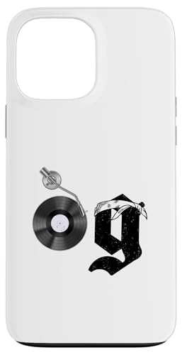 Old School OG Hip Hop Head Vinyl CDs Tapes 80er 90er Retro Hülle für iPhone 13 Pro Max von Original New Old School Designs