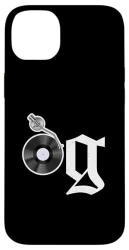 Old School OG Hip Hop Head Vinyl CDs Tapes 80er 90er Retro Hülle für iPhone 14 Plus Old School OG Hip Hop Head Vinyl CDs Tapes 80er 90er Retro Hülle für iPhone 14 Plus von Original New Old School Designs