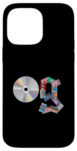 Old School OG Hip Hop Head Vinyl CDs Tapes 80er 90er Retro Hülle für iPhone 14 Pro Max von Original New Old School Designs
