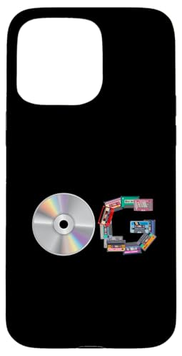 Old School OG Hip Hop Head Vinyl CDs Tapes 80er 90er Retro Hülle für iPhone 15 Pro Max Old School OG Hip Hop Head Vinyl CDs Tapes 80er 90er Retro Hülle für iPhone 15 Pro Max von Original New Old School Designs