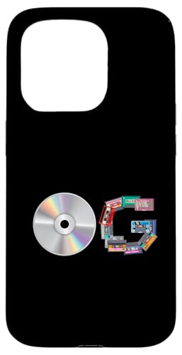 Old School OG Hip Hop Head Vinyl CDs Tapes 80er 90er Retro Hülle für iPhone 15 Pro Old School OG Hip Hop Head Vinyl CDs Tapes 80er 90er Retro Hülle für iPhone 15 Pro von Original New Old School Designs