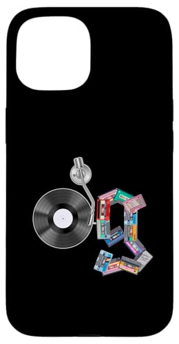 Old School OG Hip Hop Head Vinyl CDs Tapes 80er 90er Retro Hülle für iPhone 15 Old School OG Hip Hop Head Vinyl CDs Tapes 80er 90er Retro Hülle für iPhone 15 von Original New Old School Designs