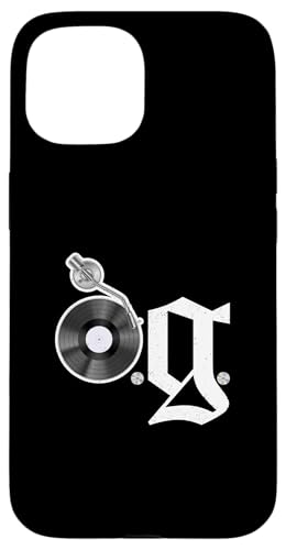 Old School OG Hip Hop Head Vinyl CDs Tapes 80er 90er Retro Hülle für iPhone 15 Old School OG Hip Hop Head Vinyl CDs Tapes 80er 90er Retro Hülle für iPhone 15 von Original New Old School Designs